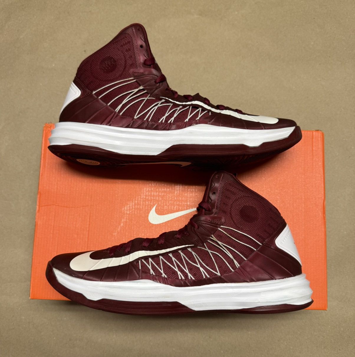 Nike Nike Air Hyperdunk 2012 TB Team Red Men’s size 12 NEW! Size US 12 / EU 45 - 1 Thumbnail