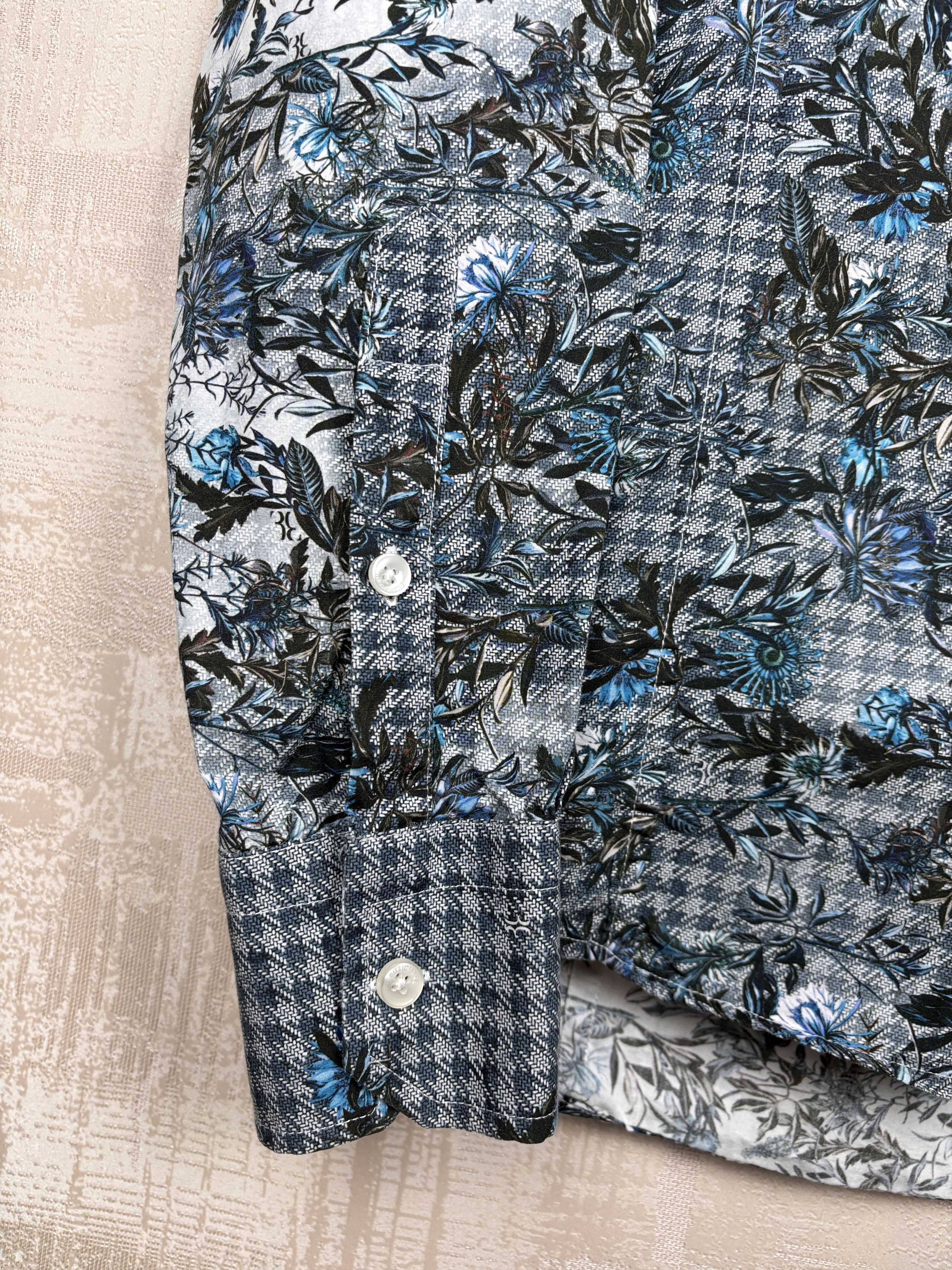 Billionaire Couture Billionaire Italian Couture Floral Long Sleeve Dress Shirt Size US M / EU 48-50 / 2 - 7 Thumbnail