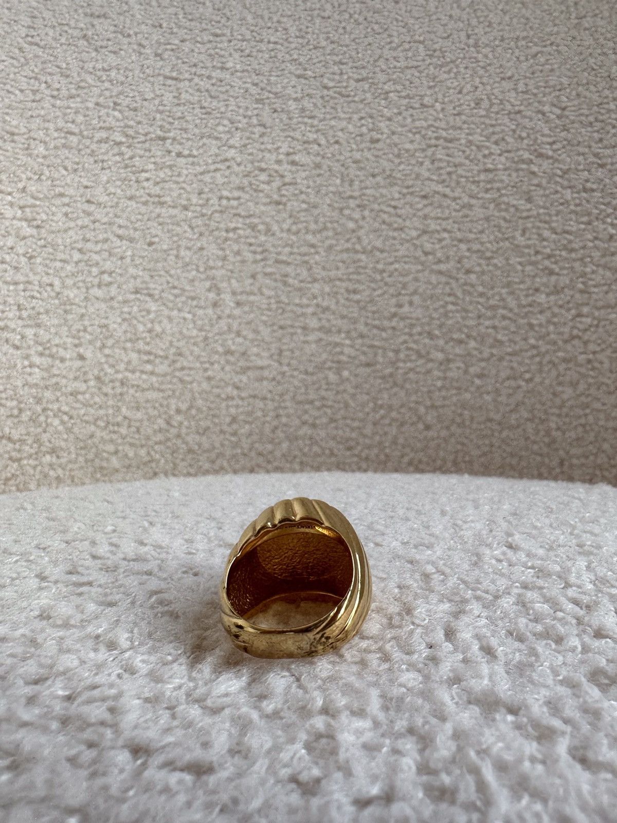 Jewelry Versace Medusa ring signet ring gold luxury Size ONE SIZE - 9 Thumbnail