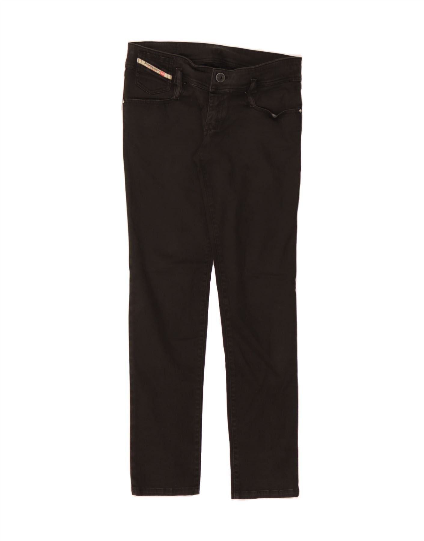 Diesel Womens Skinny Jeans W29 L32 Black Cotton Size 42" / US 20 - 1 Thumbnail