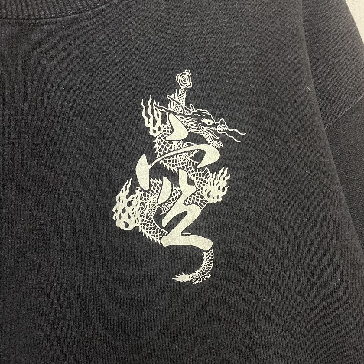 Vintage KU USA MADE IN USA SMALL LOGO CREWNECK SWEATSHIRT Size US M / EU 48-50 / 2 - 5 Thumbnail