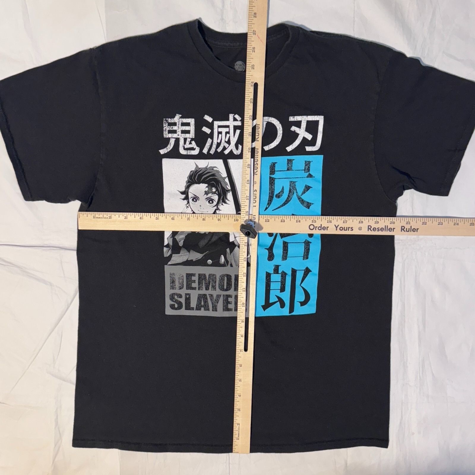 Other Demon Slayer Tanjiro Kamado Black Anime Manga Tshirt - L Size US L / EU 52-54 / 3 - 4 Thumbnail