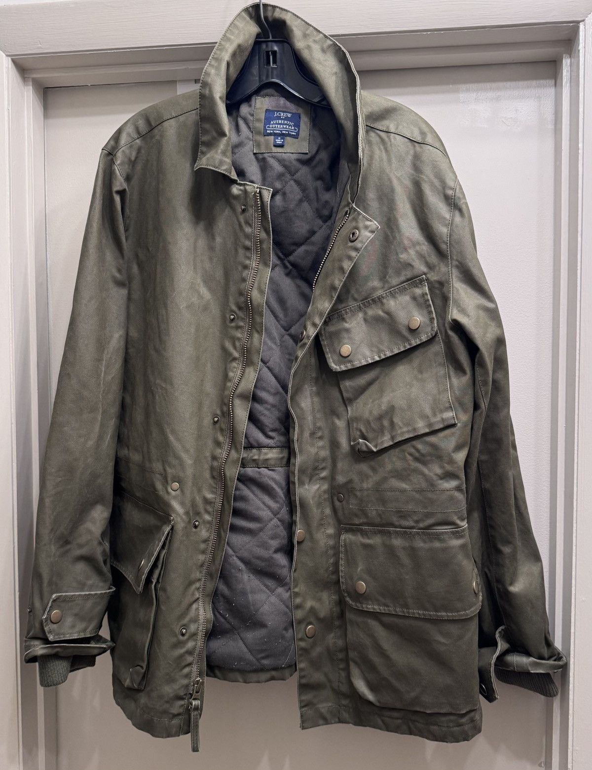 J.Crew J.Crew Waxed Jacket Size US M / EU 48-50 / 2 - 1 Thumbnail