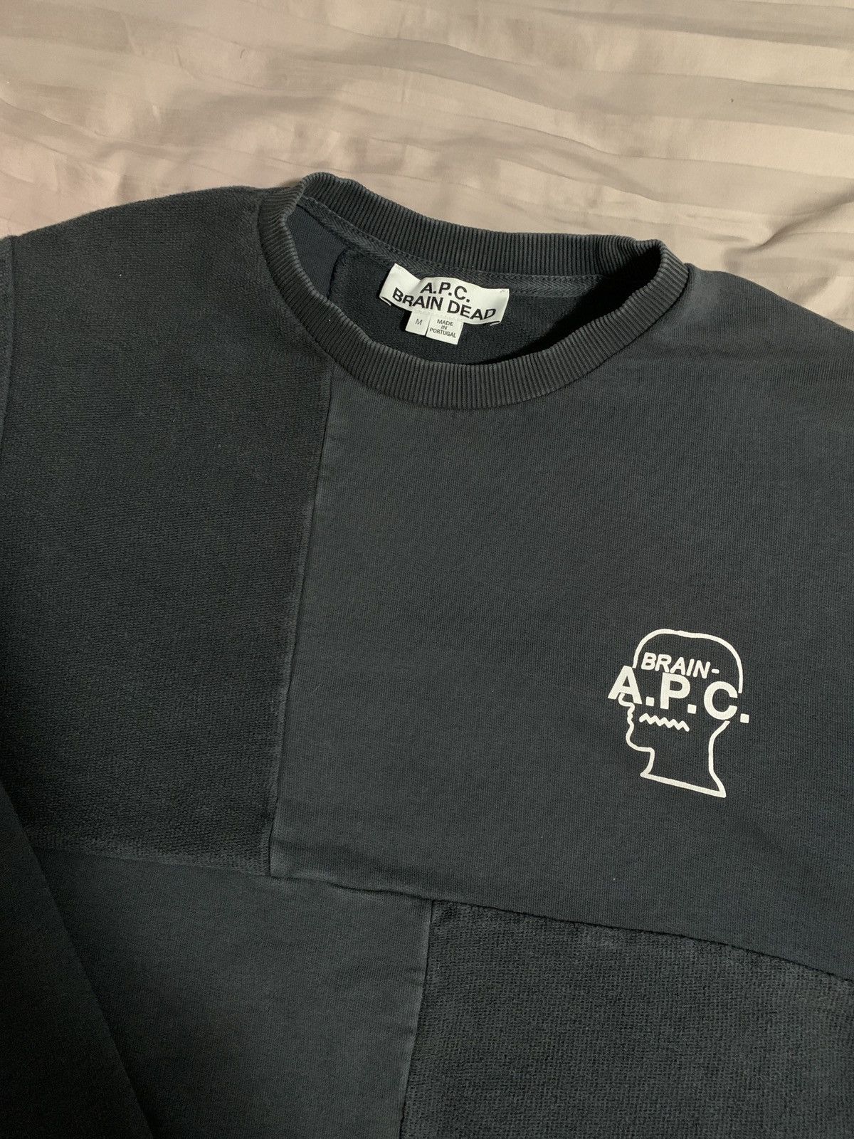 A.P.C. × Brain Dead Brain Dead x A.P.C. Patchwork Crewneck Size US M / EU 48-50 / 2 - 2 Thumbnail