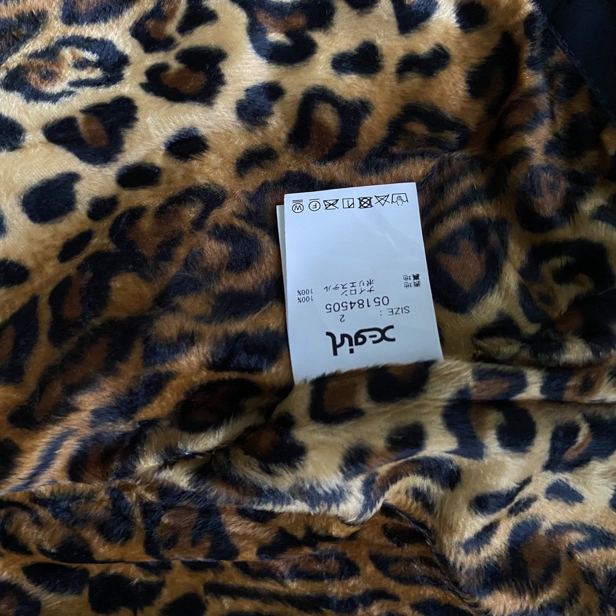 Japanese Brand × Vintage Xgirl Leopard Fur Lined Coach Jacket Size US L / EU 52-54 / 3 - 6 Thumbnail