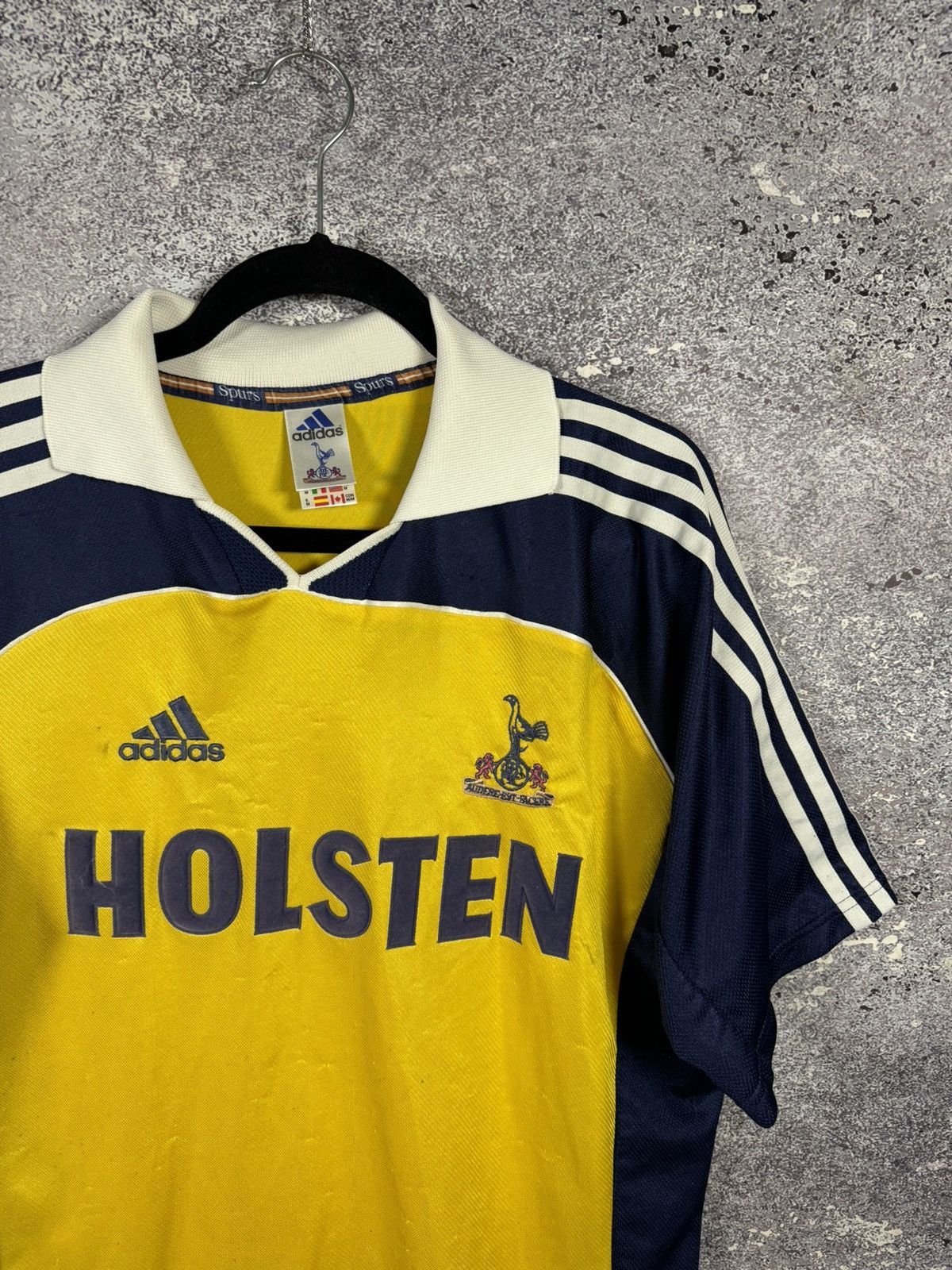 Adidas × Vintage 90’s Vintage Tottenham 1999/00 Away Adidas Soccer Jersey M Size US M / EU 48-50 / 2 - 2 Thumbnail