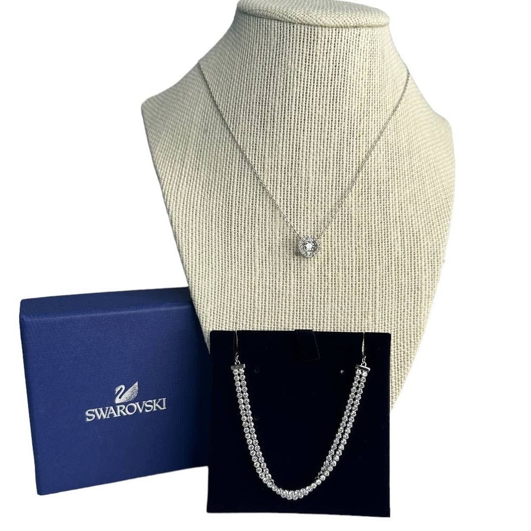 Swarovski Swarovski Sparkling Dance Necklace and Bracelet set Size ONE SIZE - 1 Thumbnail