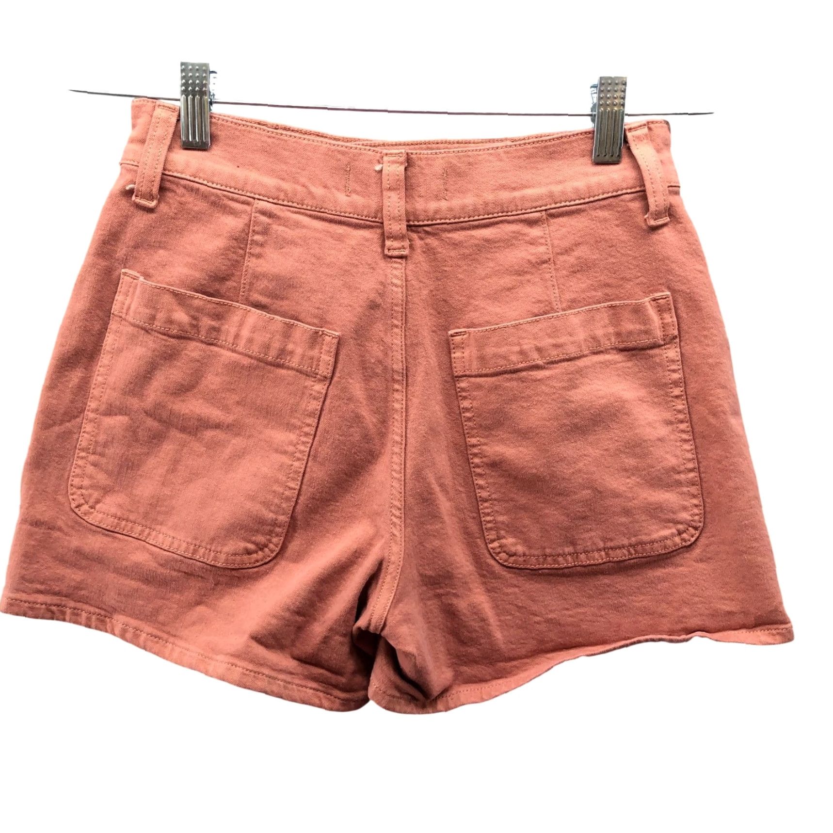 Madewell Madewell Denim Shorts Womens 24 Dried Rose Peach Pink 5-Pocket Regular Mid Rise Size 42" / US 20 - 2 Thumbnail