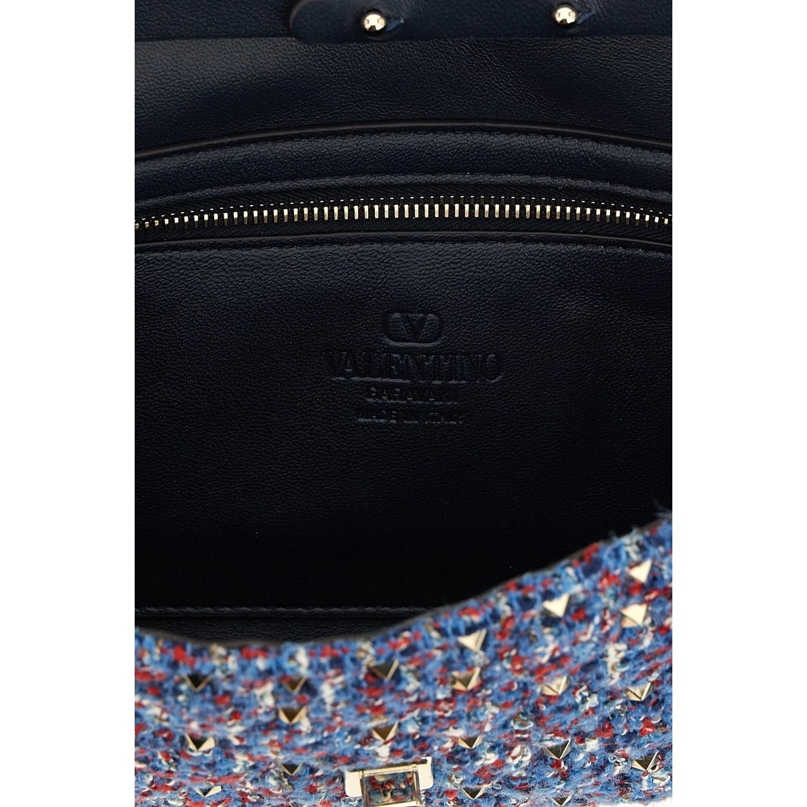 Valentino VALENTINO GARAVANI Rockstud Spike Blue Shoulder Bag New & Au Size ONE SIZE - 4 Thumbnail