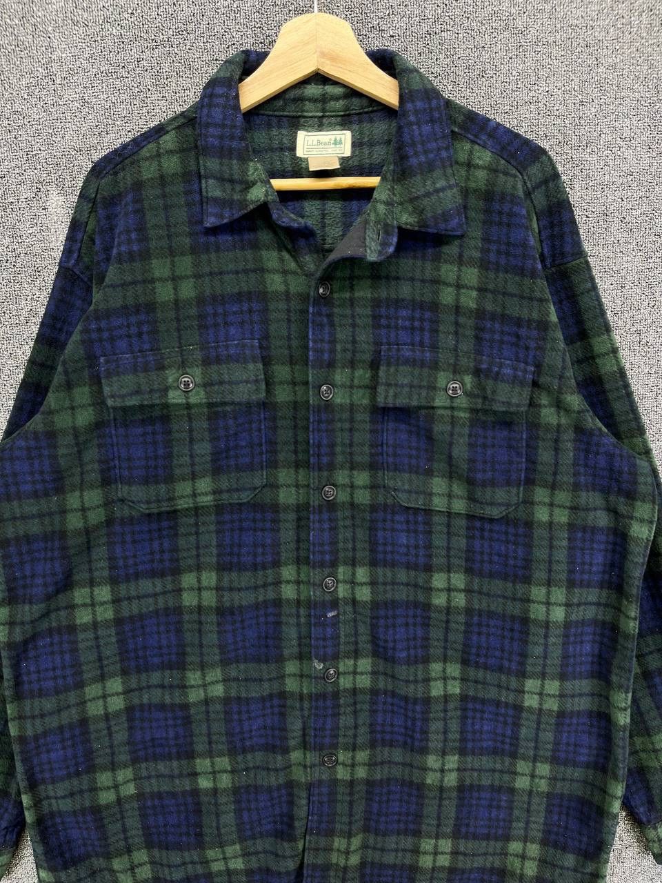 Flannel Vintage L.L. Bean Shadows Plaid Shirts Button Up Flannel Size US L / EU 52-54 / 3 - 4 Thumbnail
