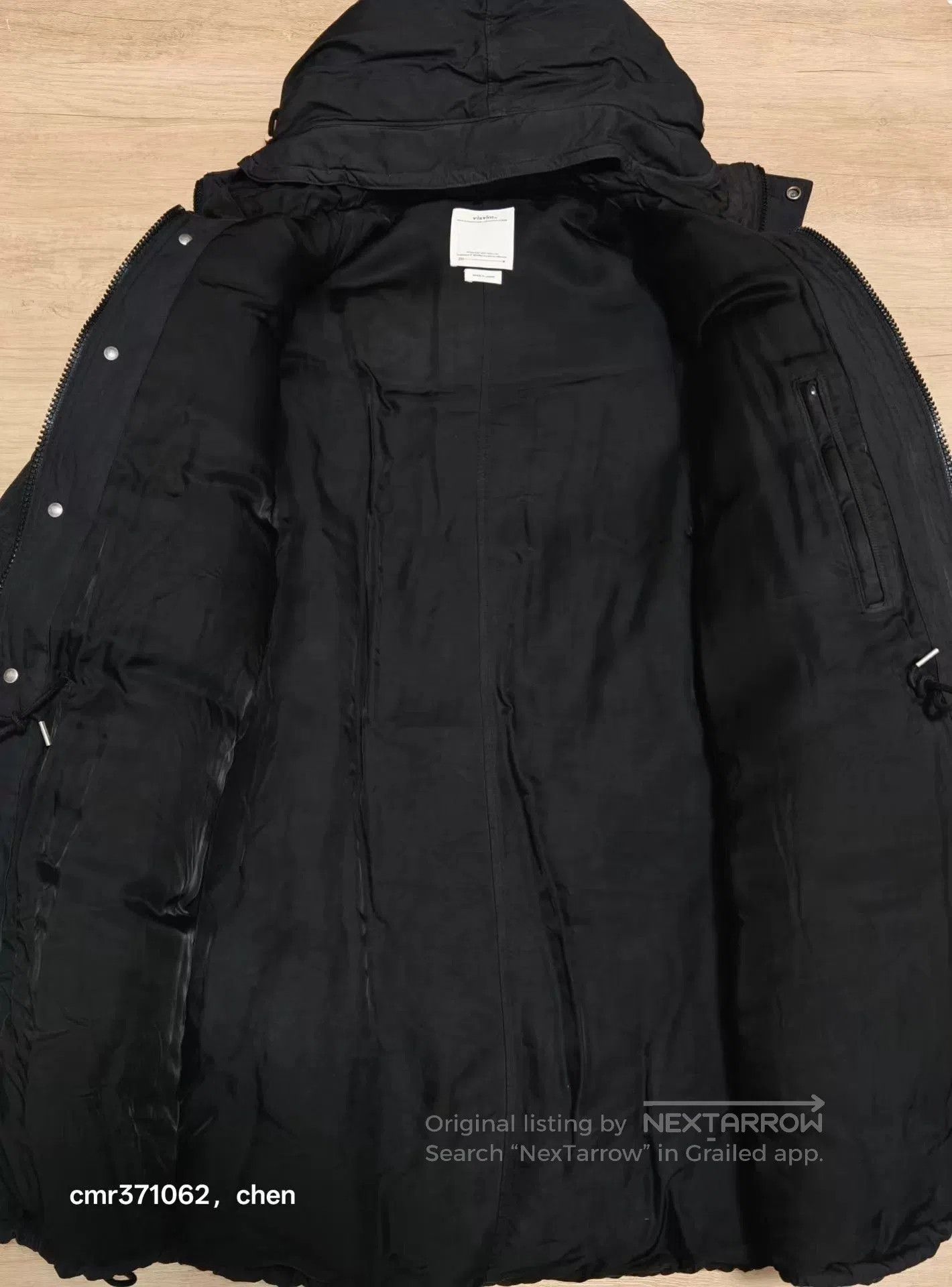Visvim Black Hooded Parka with Multiple Pockets. Size US L / EU 52-54 / 3 - 4 Thumbnail