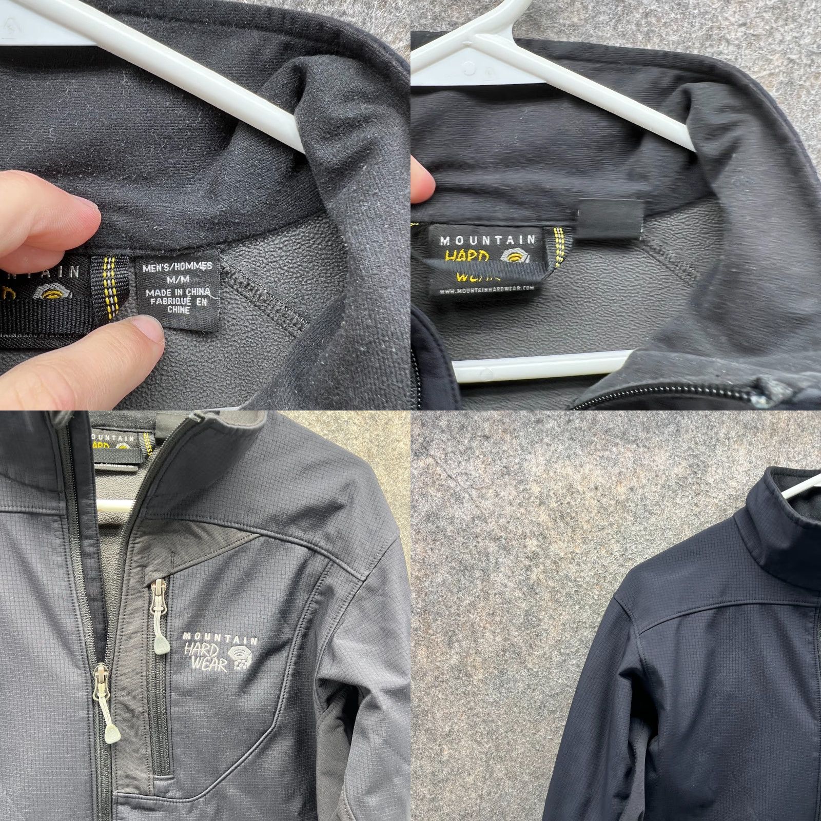 Mountain Hardwear VINTAGE Mountain Hardwear Jacket Mens Medium Black Full Zip Windbreaker Nylon Rain Windbreaker Jacket Mens Black Nylon Full Zip Size US M / EU 48-50 / 2 - 8 Thumbnail