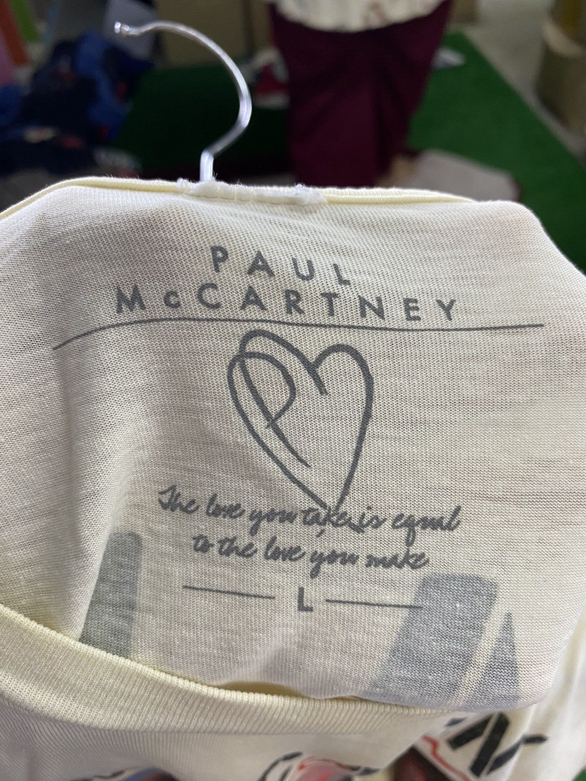 Band Tees × Vintage Vintage Paul Mccartney tee Size US L / EU 52-54 / 3 - 12 Thumbnail