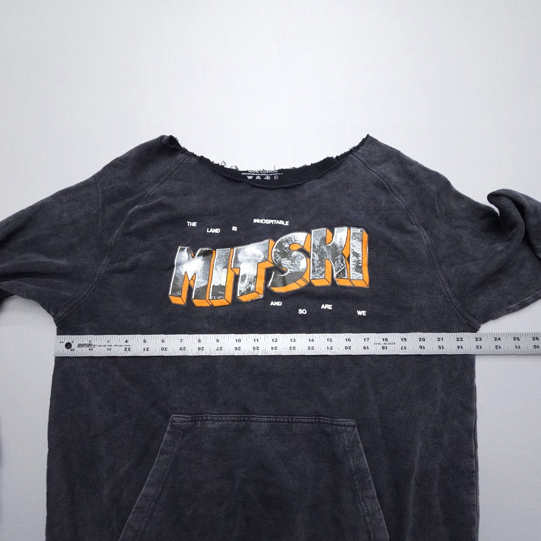 Vintage Mitski Sweatshirt Mens / Adult Large Inhospitable Graphic Shirt Pullover Black Logo USA 90s Theme All Seasons Spring Winter Fall Size US L / EU 52-54 / 3 - 7 Thumbnail