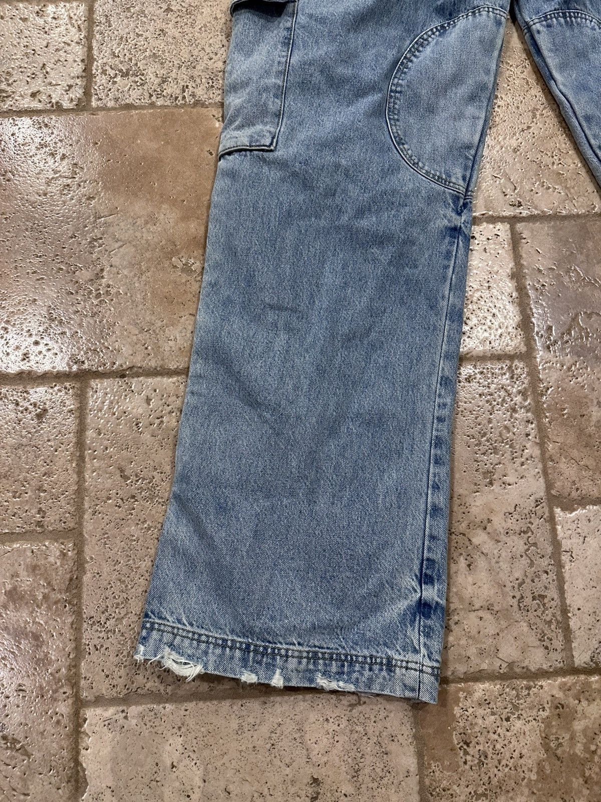 Nahmias Nahmias Track Snap Logo Cargos Blue Denim Jeans Size US 36 / EU 52 - 7 Thumbnail