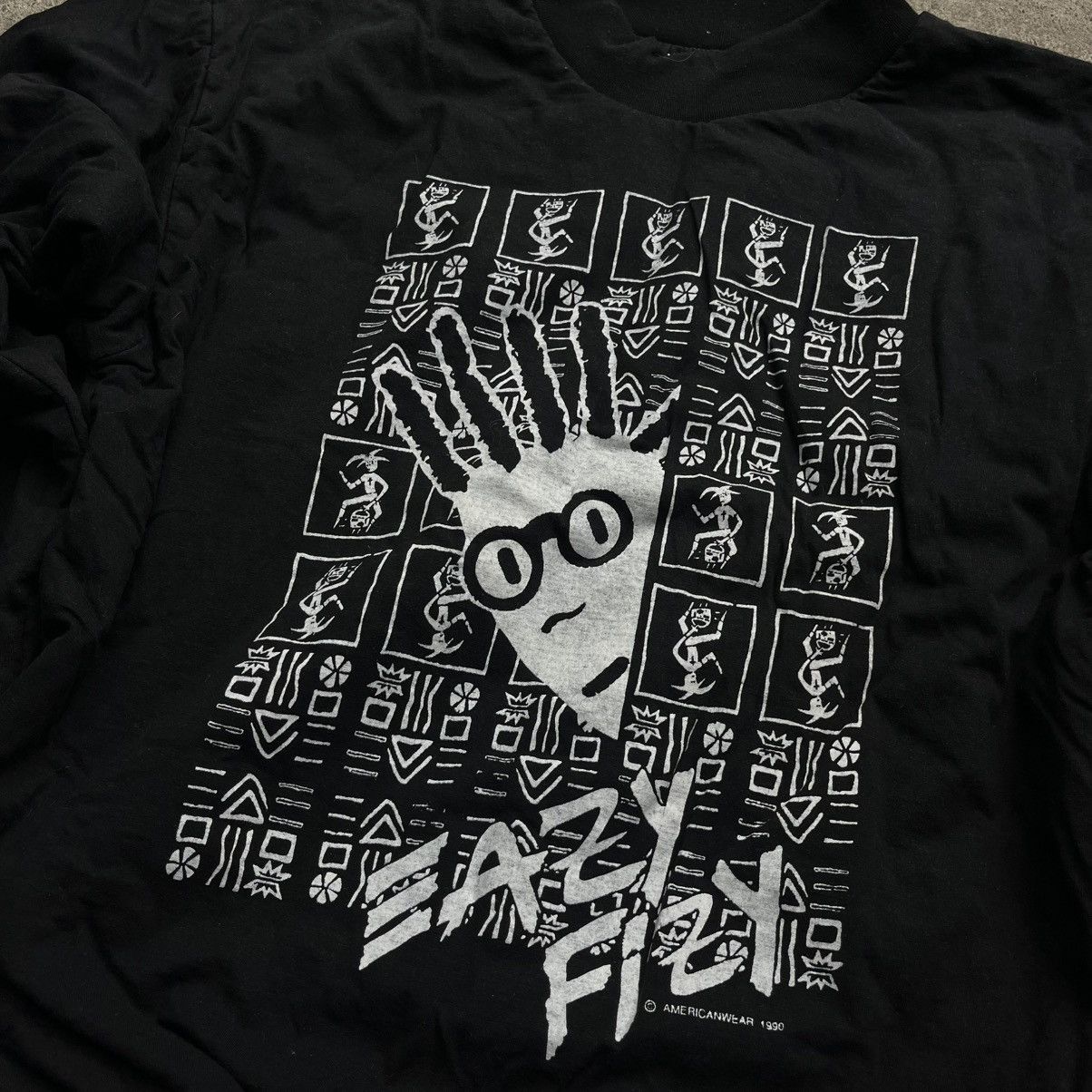 Vintage VTG Americanwear 1990 United Eazy Fizy Humor Face sweatshirt Size US M / EU 48-50 / 2 - 5 Thumbnail