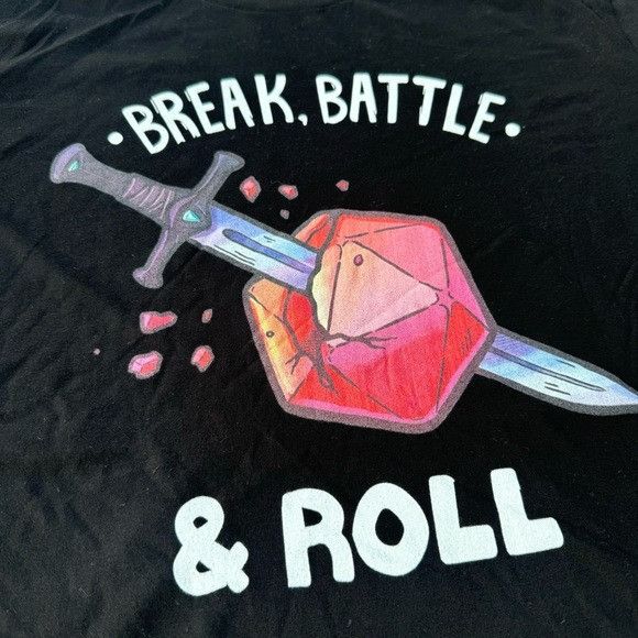 Other NEW DUNGEONS & DRAGONS DICE BLACK T-SHIRT SZ LARGE L Size US L / EU 52-54 / 3 - 2 Thumbnail