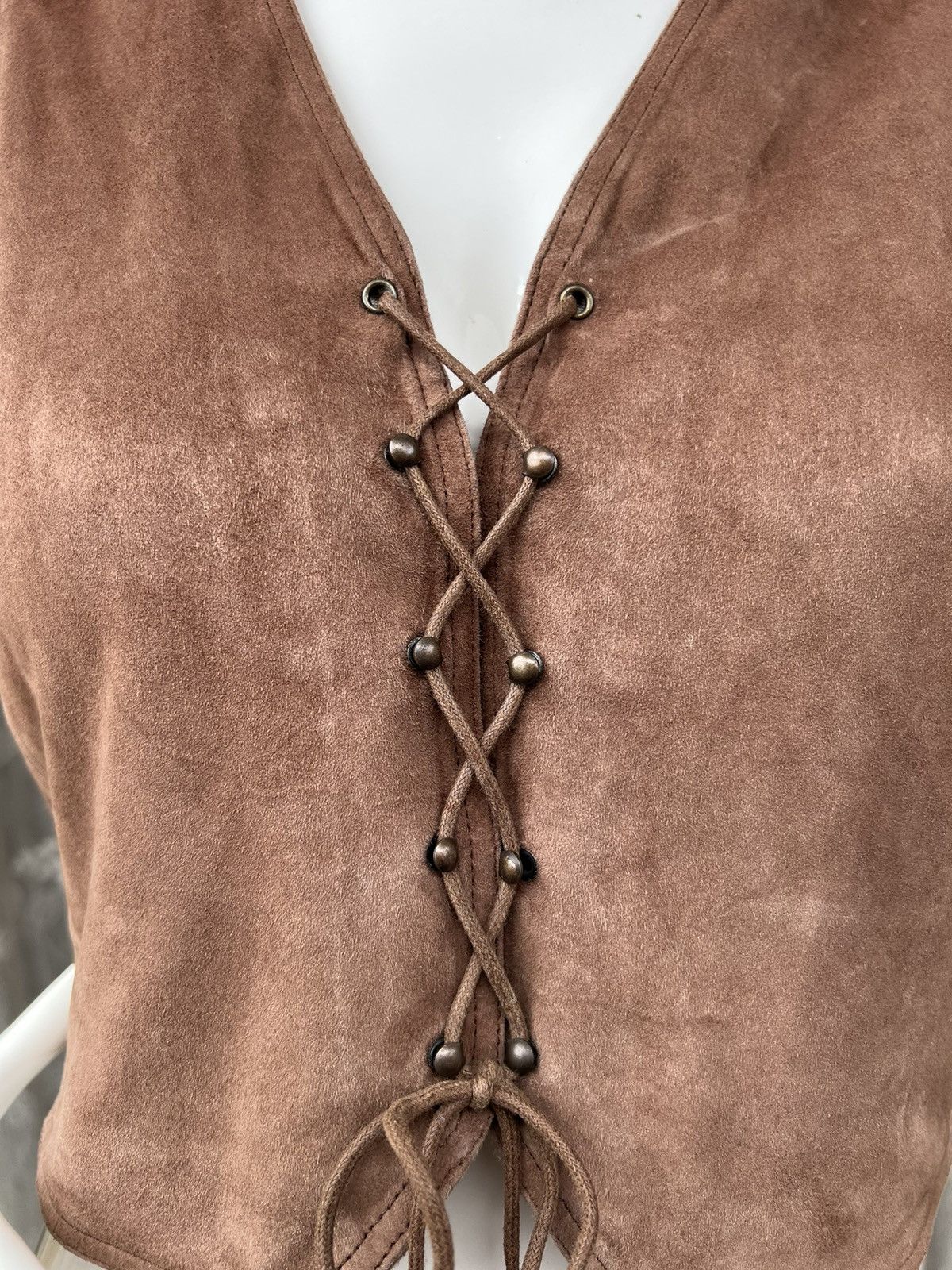 Prada Prada FW 1993 leather bustier Size M / US 6-8 / IT 42-44 - 4 Thumbnail