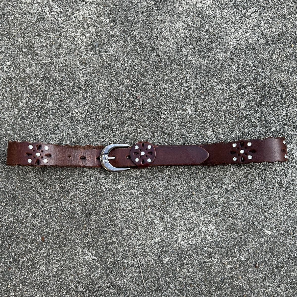 Vintage Vintage studded leather belt (Kapital Style) Size ONE SIZE - 2 Thumbnail