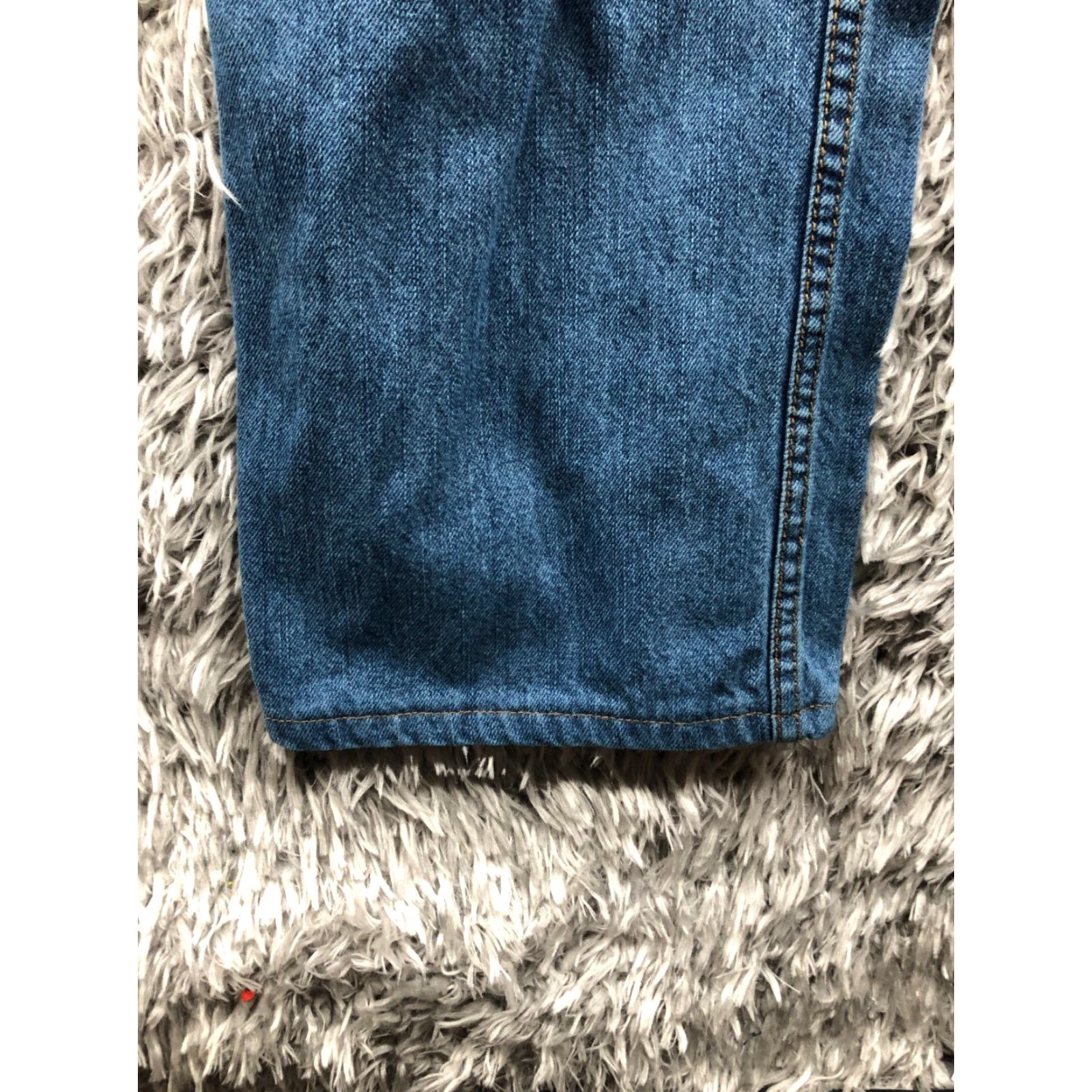 Lands' End Lands' End Jeans Mens 42 Mid Rise Straight Band Stretch Medium Wash Blue Size US 42 / EU 58 - 7 Thumbnail