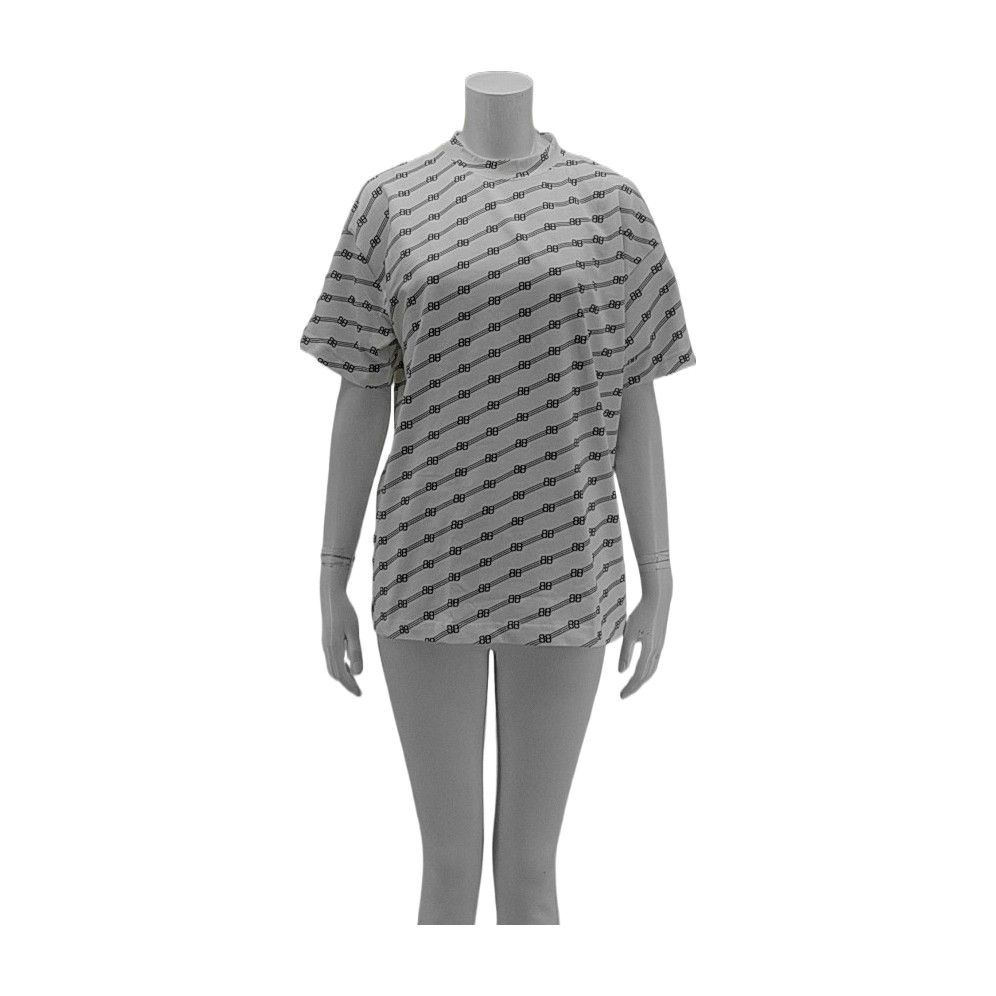 Balenciaga Balenciaga Monogram Short Sleeve T-Shirt Size M Size M / US 6-8 / IT 42-44 - 1 Thumbnail