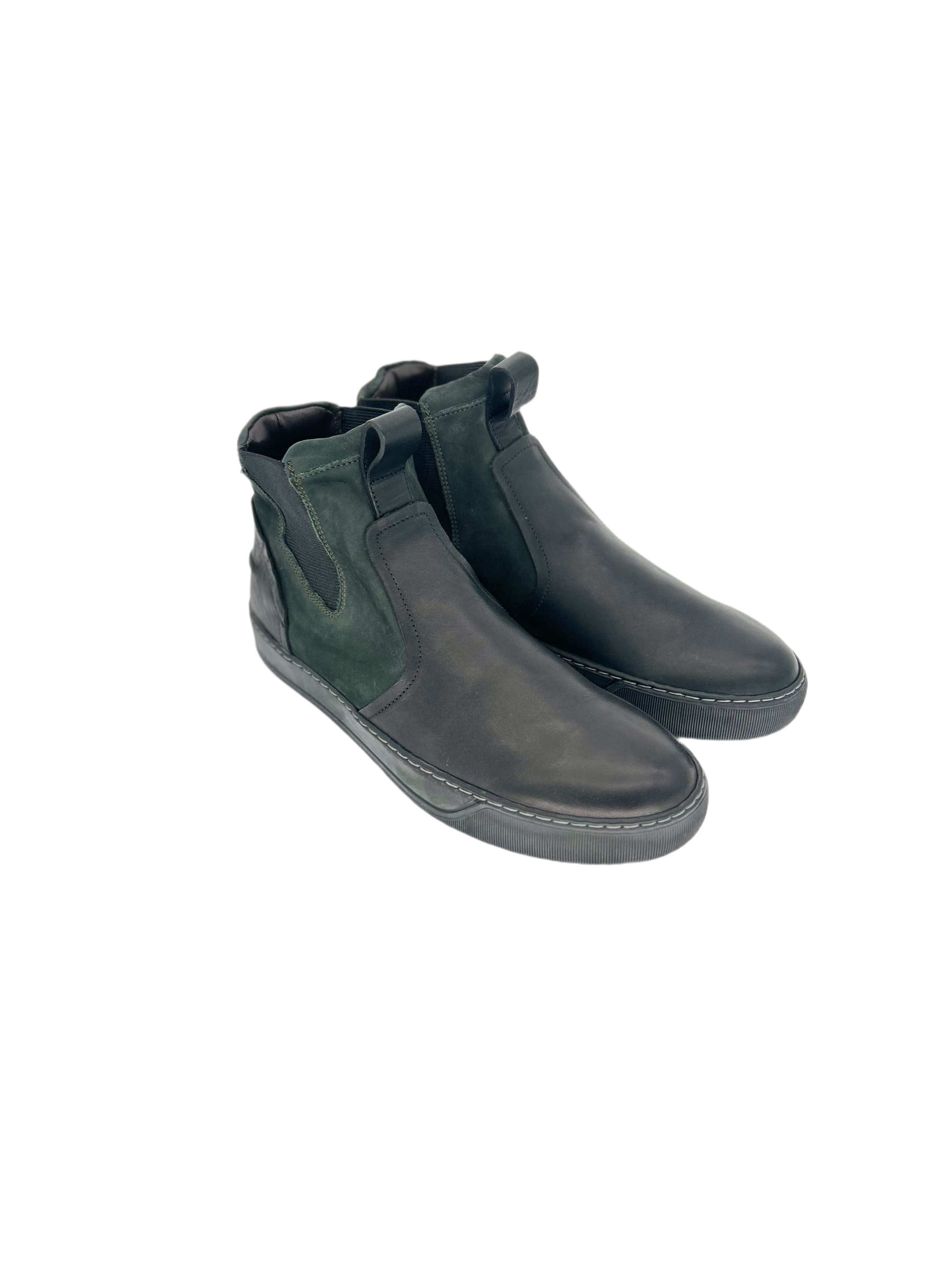 Lanvin Lanvin Grey 'Chelsea Boot' Style Hi - Top Sneaker Size US 8 / EU 41 - 1 Thumbnail