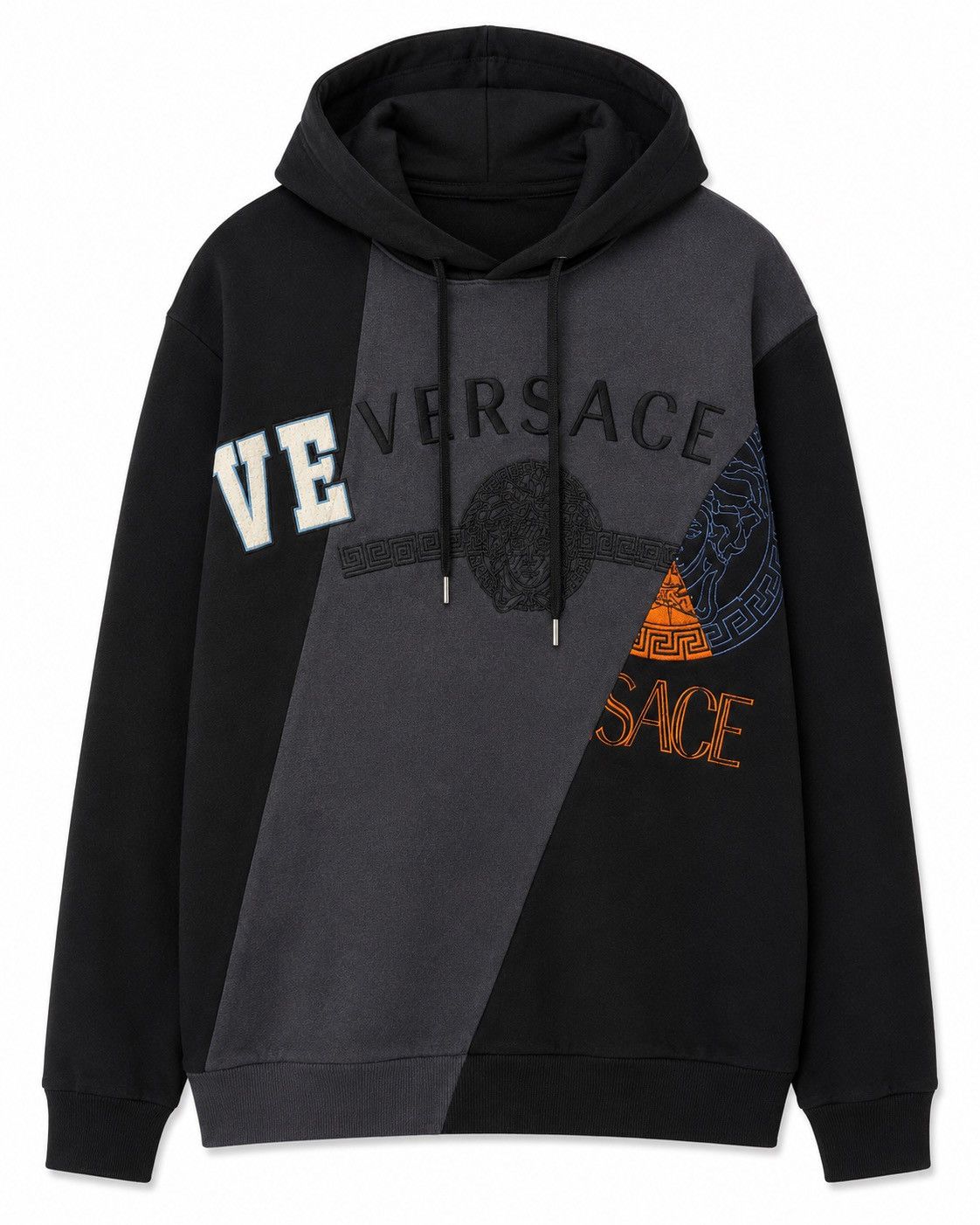 Versace Versace Oversized Colorblock Medusa Hoodie – Statement Piece Size US XL / EU 56 / 4 - 1 Thumbnail