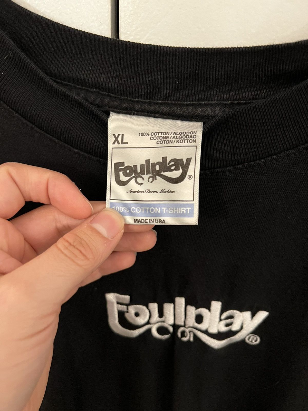 Foulplay Company FOULPLAY BASICS WORDMARK LOGO LONGSLEEVE Size US XL / EU 56 / 4 - 3 Thumbnail