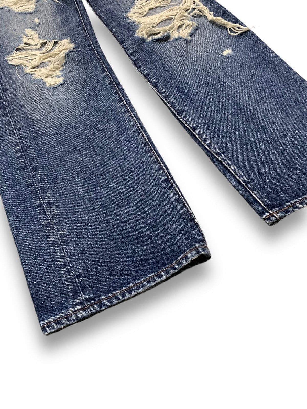 14th Addiction Vintage Y2K Japanese Brand RNA Distressed Grunge Jeans Size US 30 / EU 46 - 8 Thumbnail