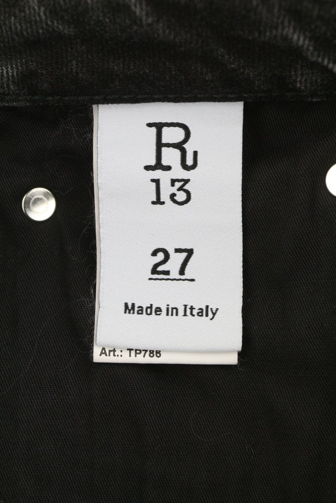 R13 EFFIE 27 Polaris Black Faded PS26 RRP850 89090 Size 27" / US 4 / IT 40 - 9 Thumbnail