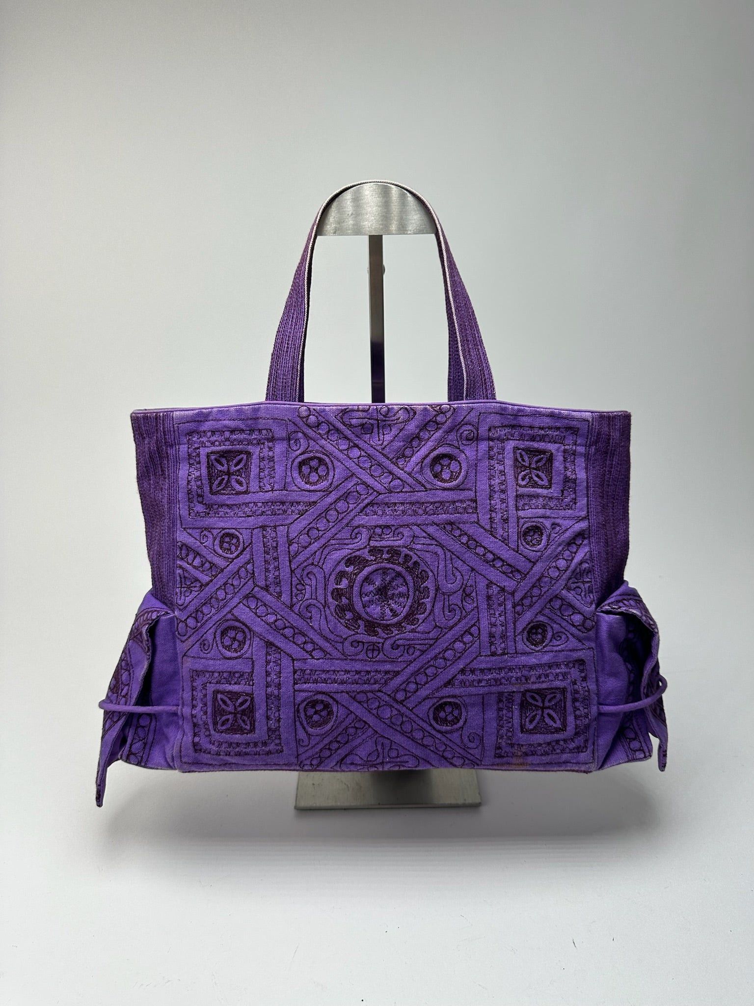 Issey Miyake Vintage Tamasha Cotton Bag purple Size ONE SIZE - 1 Thumbnail