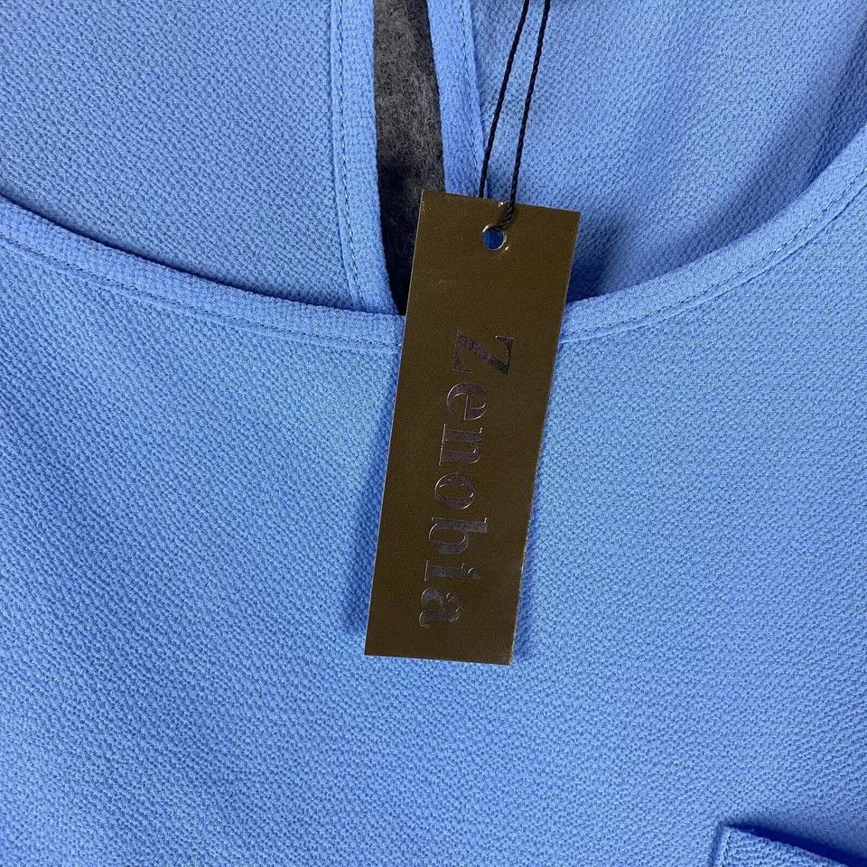 Other Zenobia Blouse 3XL Women's Half Sleeve Blue NWT Size 3XL / US 20-22 - 3 Thumbnail