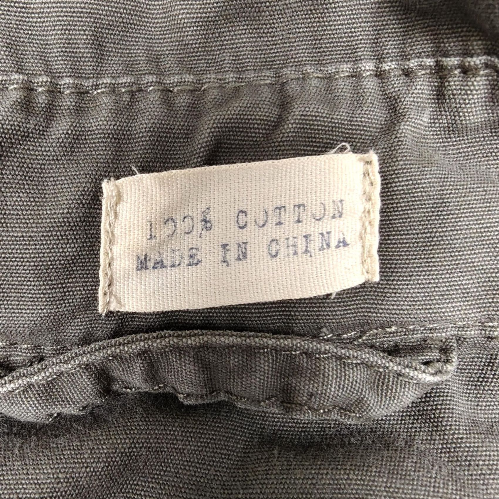 J.Crew J.CREW Womens XL Green Broken In Canvas Military Field Full Zip Pockets - Pre-Owned Excellent Size XL / US 12-14 / IT 48-50 - 5 Thumbnail