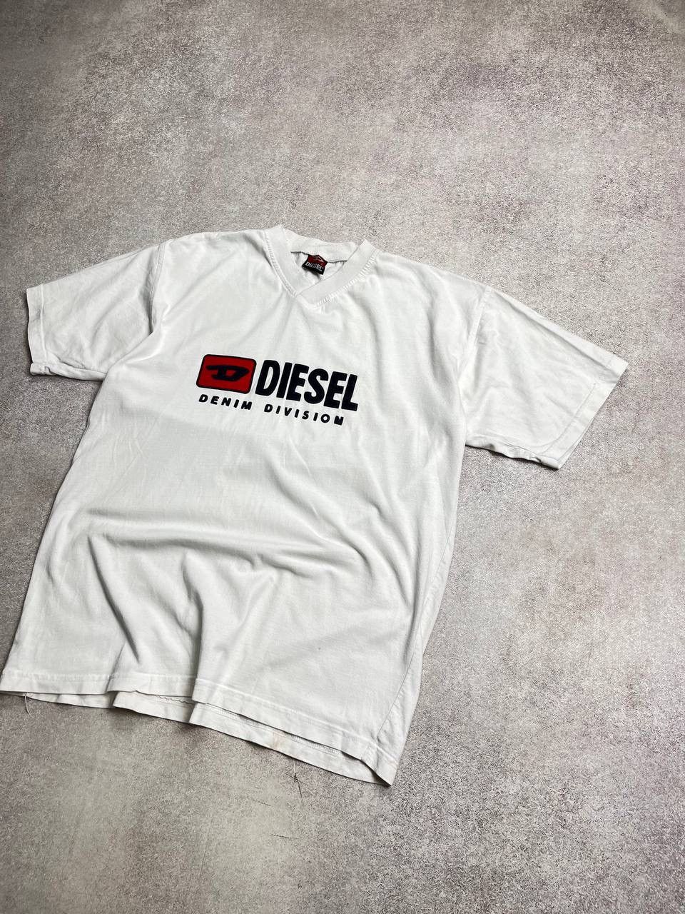 Diesel × Vintage Vintage Diesel Embroidery Boxy Heavy Cotton T-shirt L Size US L / EU 52-54 / 3 - 2 Thumbnail