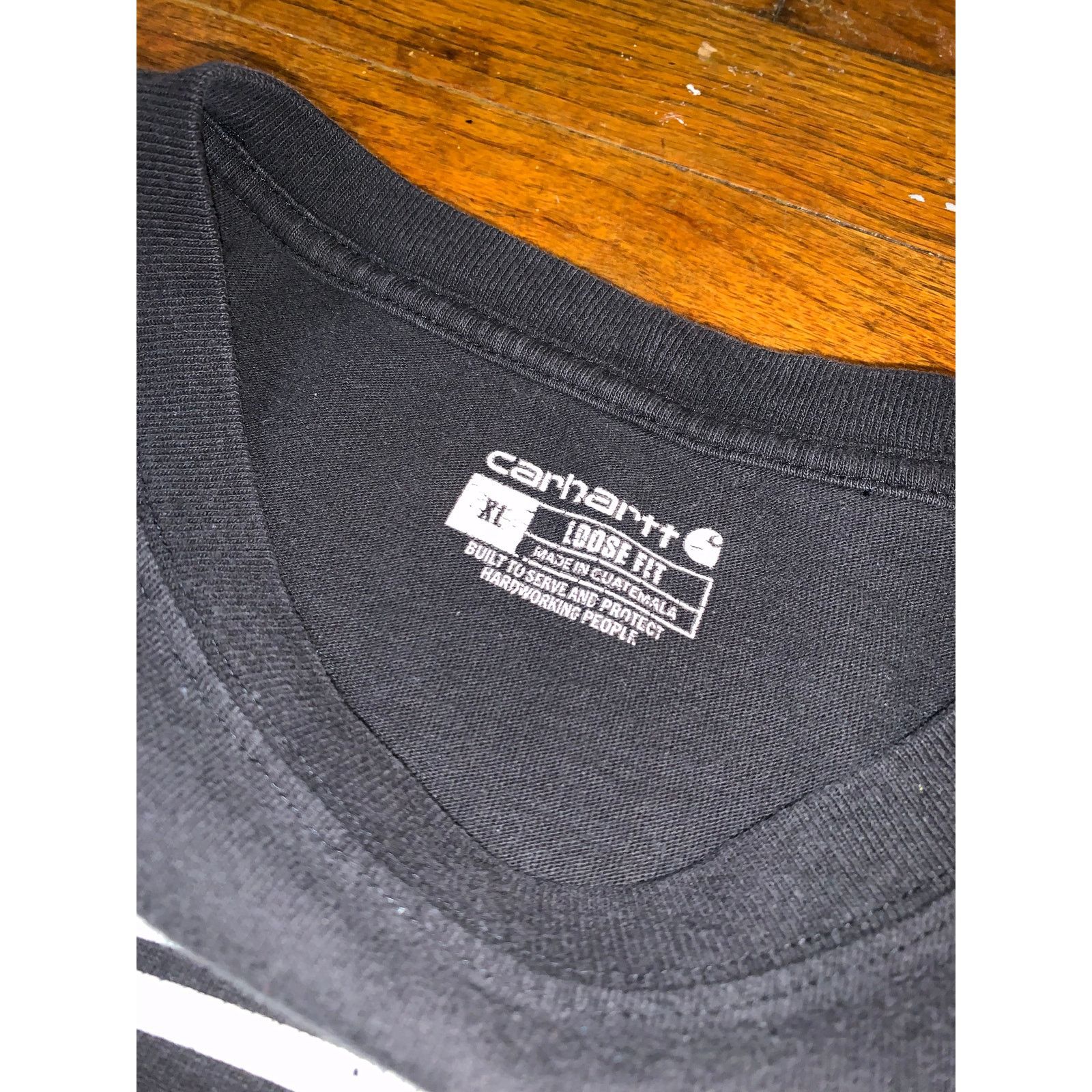Carhartt Carhartt Center Logo T Shirt XL Black Loose Fit Size US XL / EU 56 / 4 - 6 Thumbnail