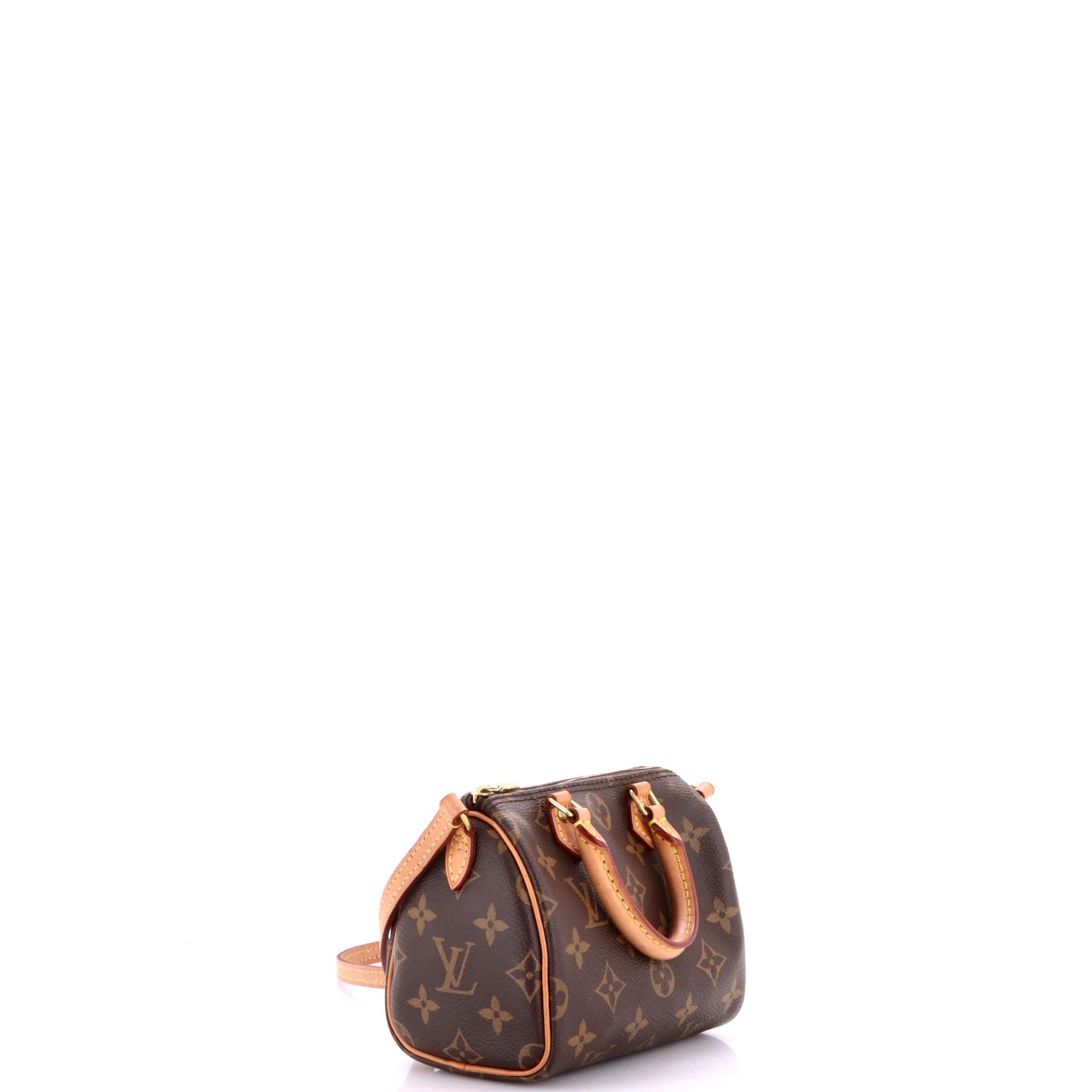 Louis Vuitton Speedy Bandouliere Bag Monogram Canvas Nano Size ONE SIZE - 1 Thumbnail