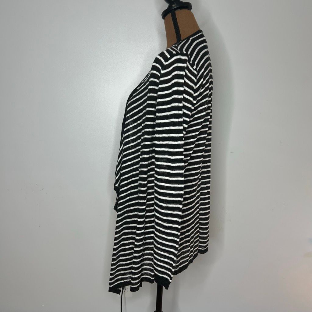 Other AB Studio, Fly Away Waterfall Draped Black White Striped Car Size M / US 6-8 / IT 42-44 - 3 Thumbnail
