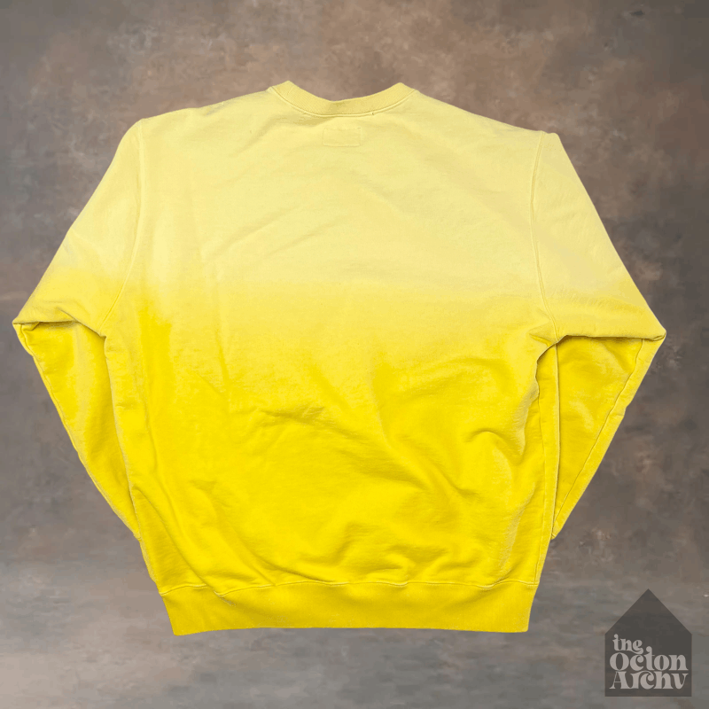 Supreme Supreme Dipped Crewneck 'Yellow' SS19 Pre-Owned Size US L / EU 52-54 / 3 - 2 Thumbnail