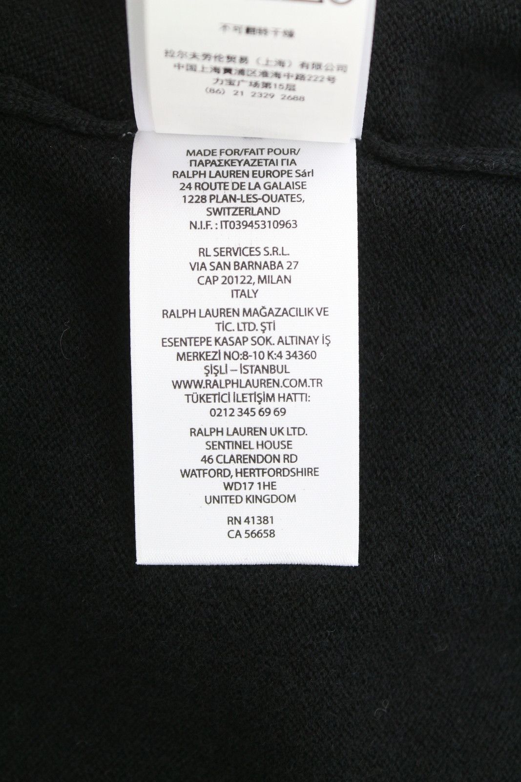 Ralph Lauren BLACK 2XL Half Zip Neck Wool Pullover Jumper 86939 Size US XXL / EU 58 / 5 - 11 Thumbnail