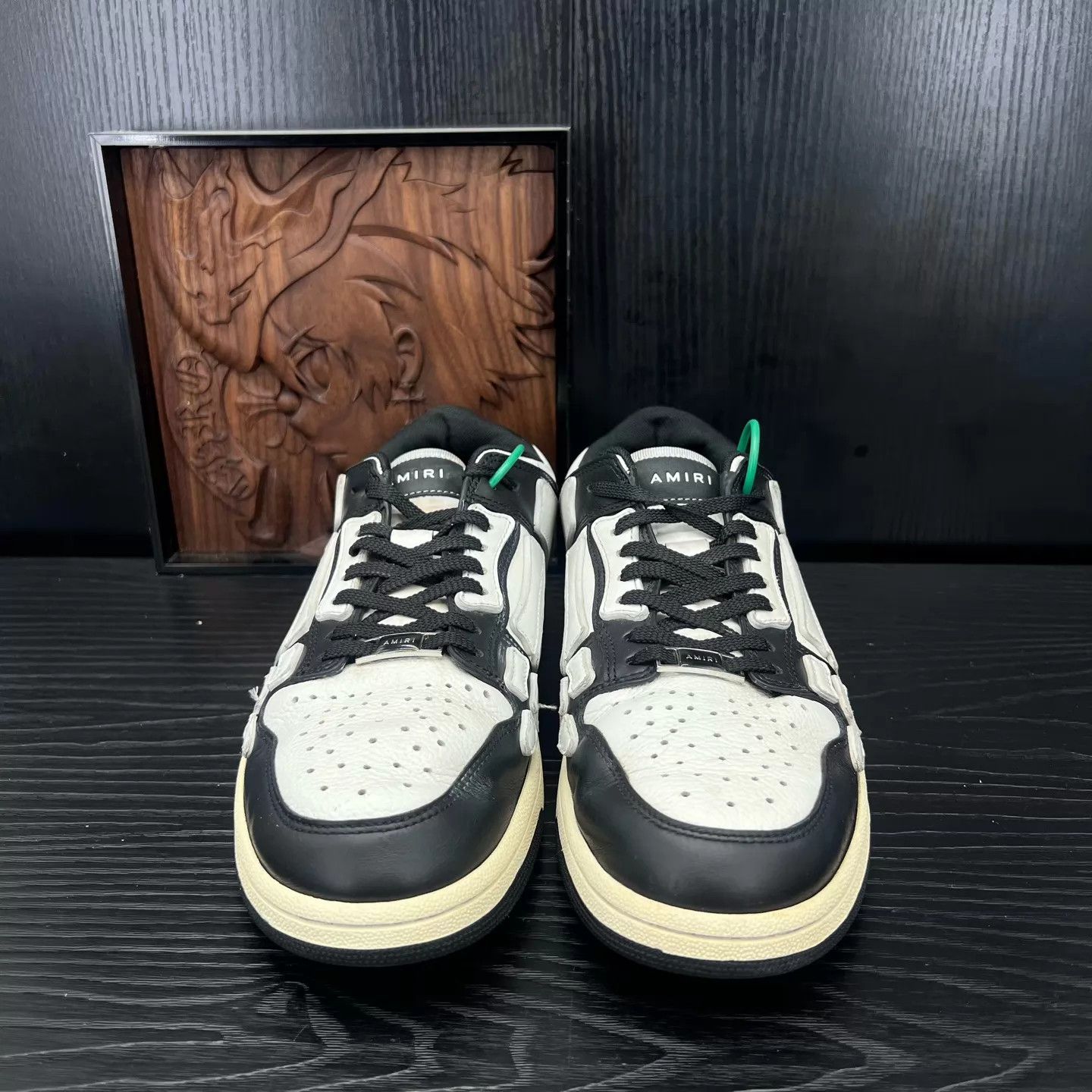 Amiri Amiri Bone Black & White Size 42 Sneakers Size US 9 / EU 42 - 4 Thumbnail