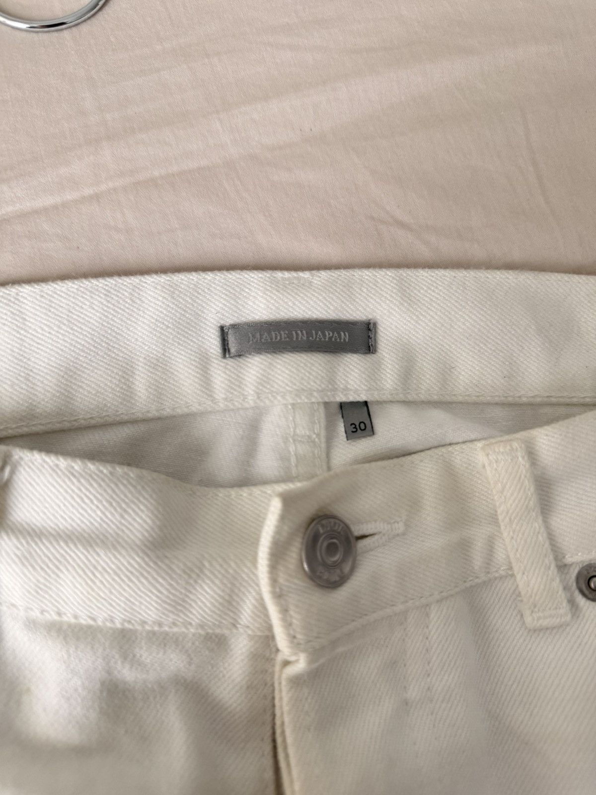 Dior × Sacai Dior x sacai White Denim Pants Size US 30 / EU 46 - 3 Thumbnail