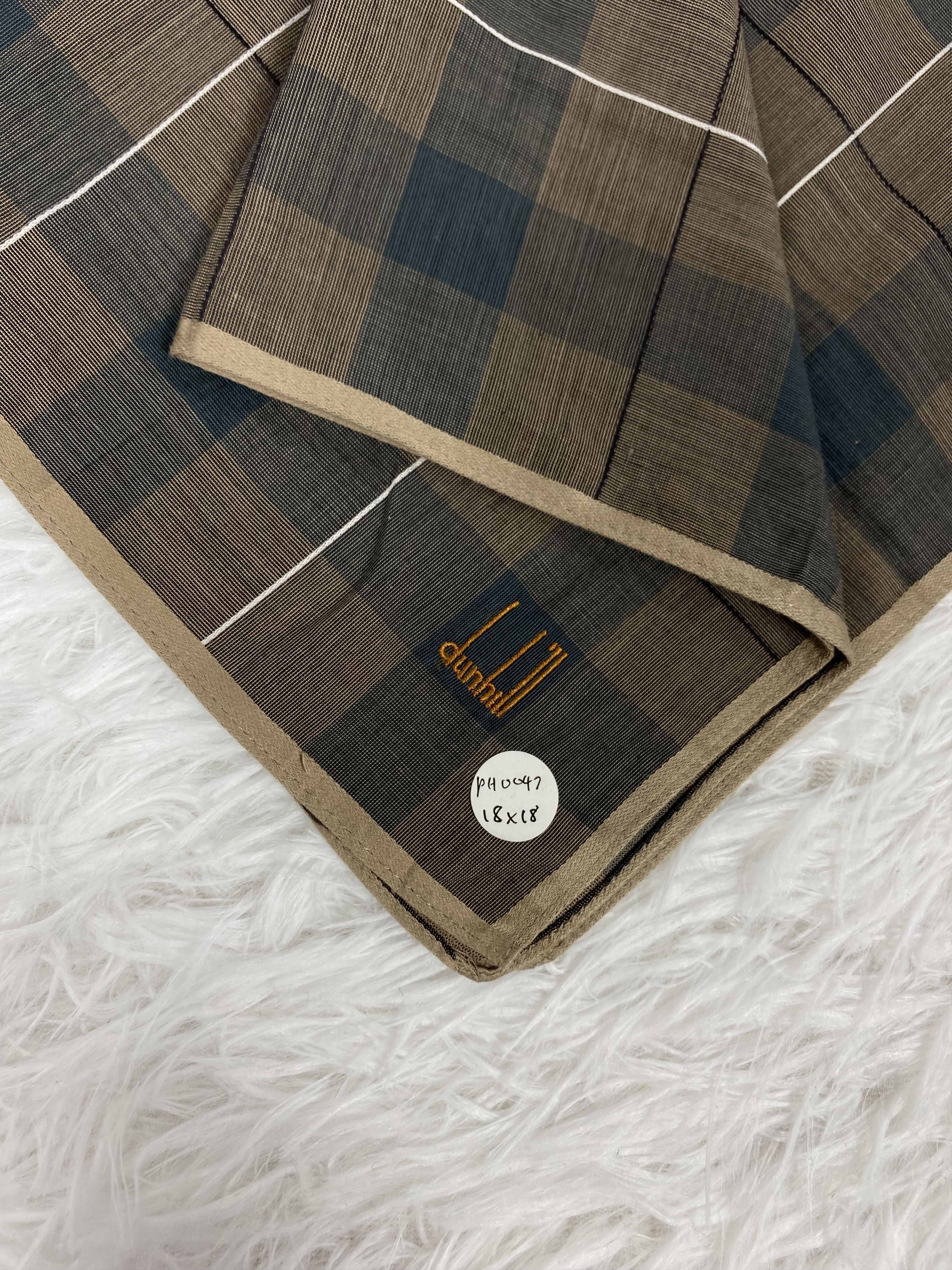 Alfred Dunhill Vintage Dunhill Handkerchief PH0047 Size ONE SIZE - 2 Thumbnail