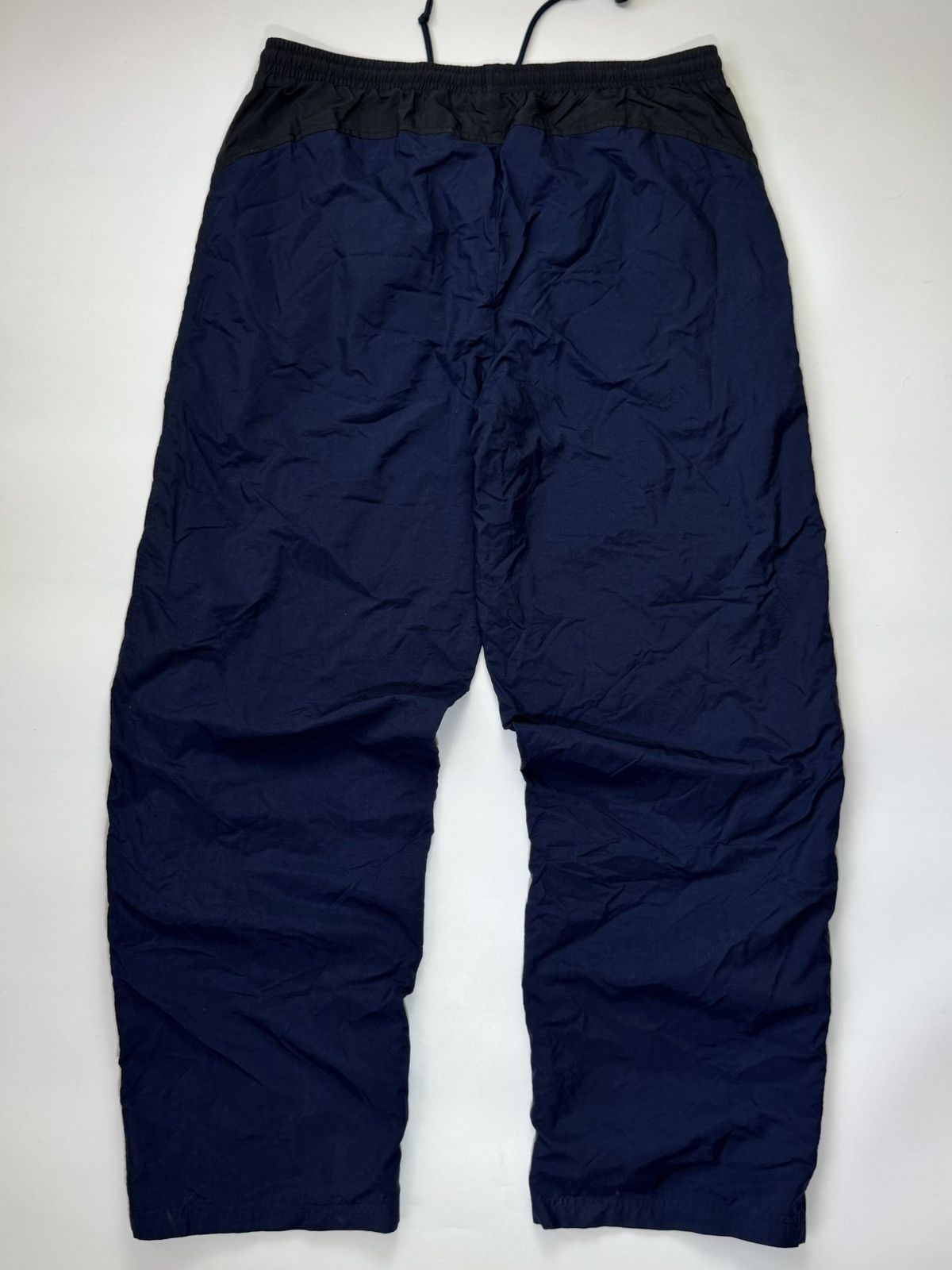 Nike Vintage Baggy Nylon Nike Pants Blue Y2K Size US 35 - 8 Thumbnail