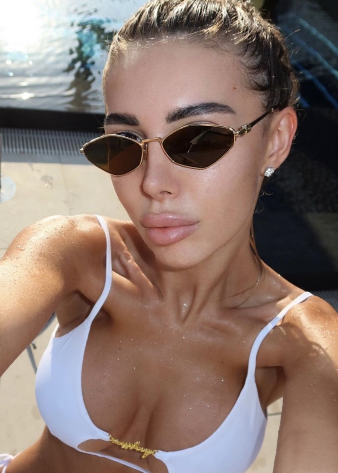 Miu Miu × Vintage NEW Miu Miu sunglasses SMU 56ZS 5AK-09Z Size ONE SIZE - 2 Thumbnail