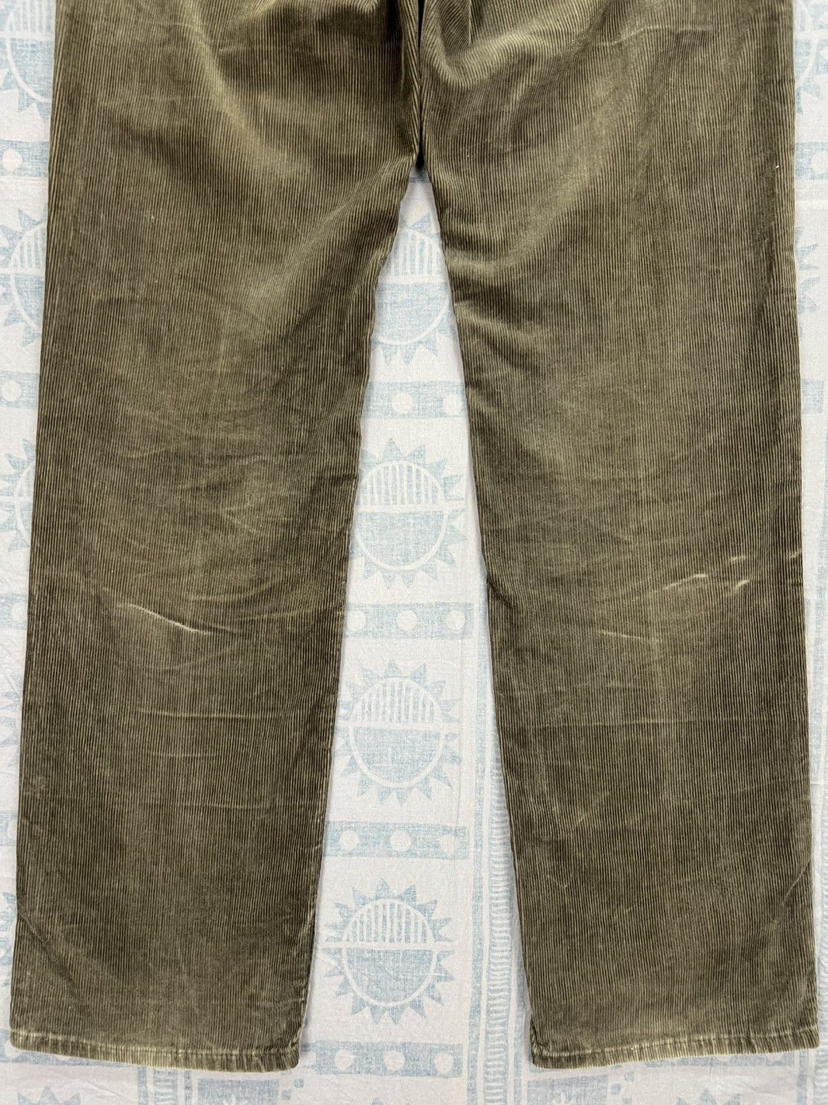 Japanese Brand Dept. Japan Distressed Corduroy Pant Size US 31 - 8 Thumbnail