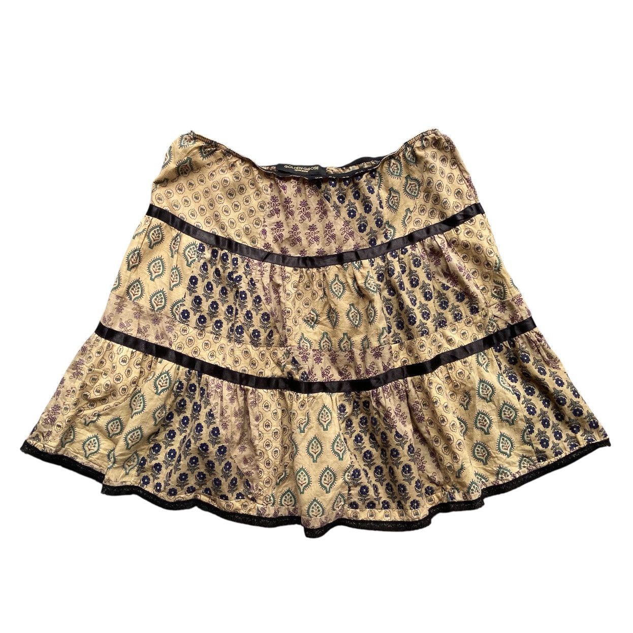 Golden Goose Golden Goose Cotton Mini Skirt Size 30" / US 8 / IT 44 - 1 Thumbnail