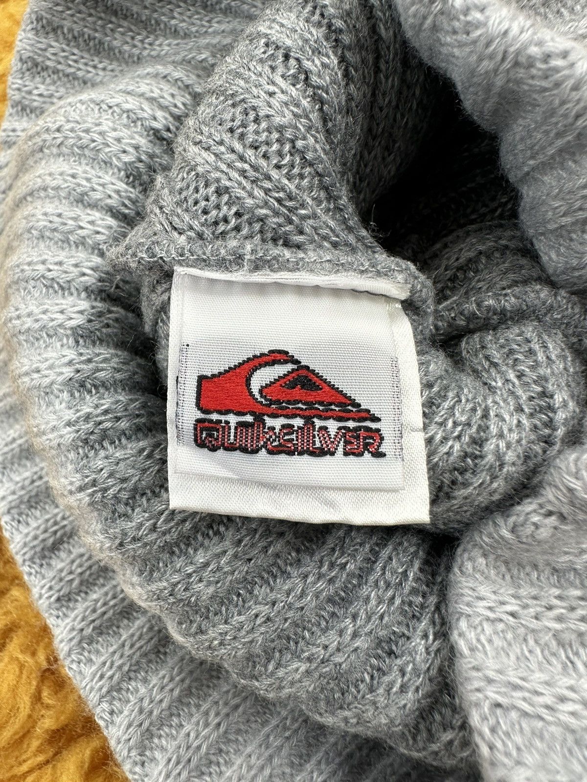 Quiksilver 80s Vintage Quiksilver Beanie Grey Surf Culture Size ONE SIZE - 6 Thumbnail