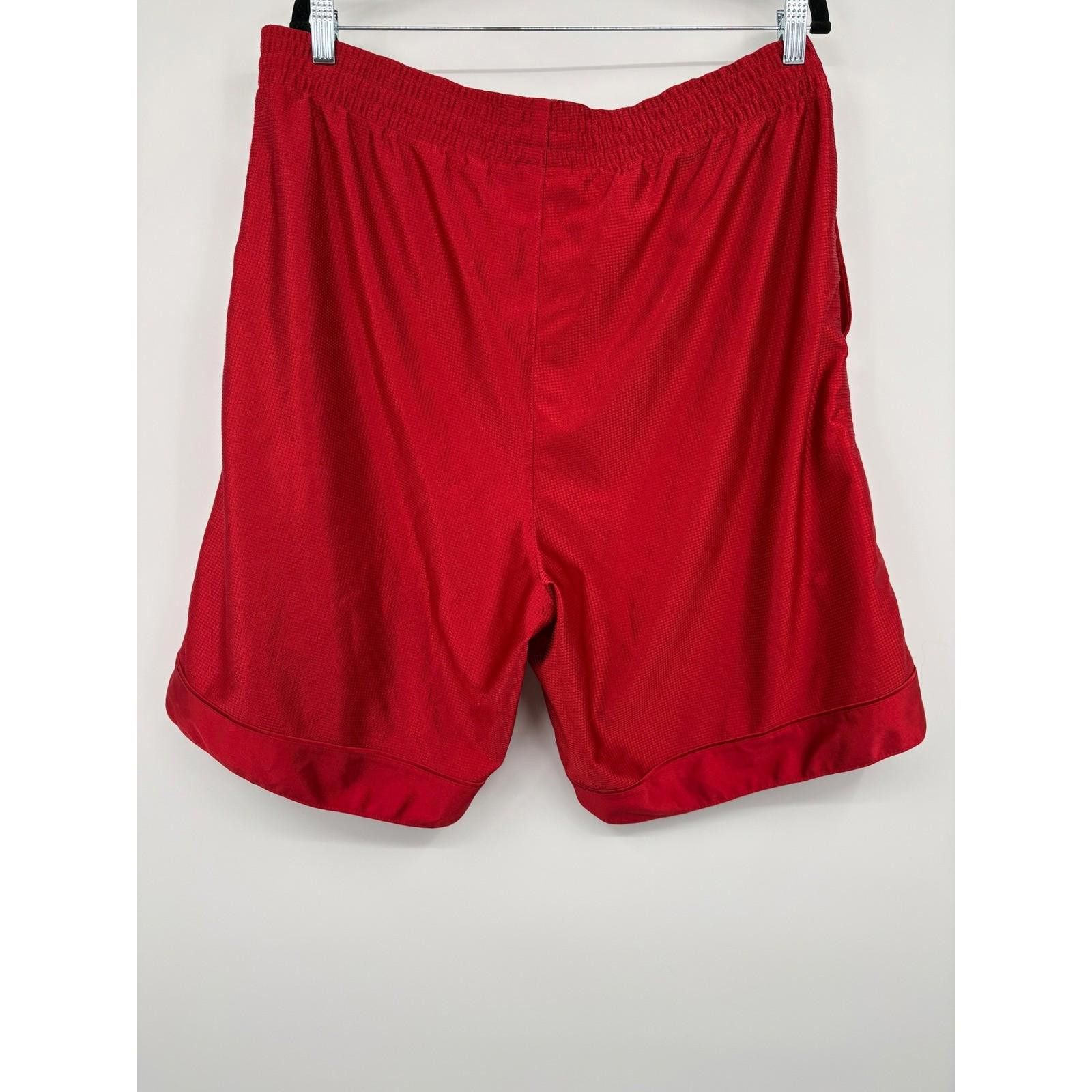 Nike 90s Nike Red Athletic Shorts Men's XL Basketball Gym Workout Size US 36 / EU 52 - 5 Thumbnail