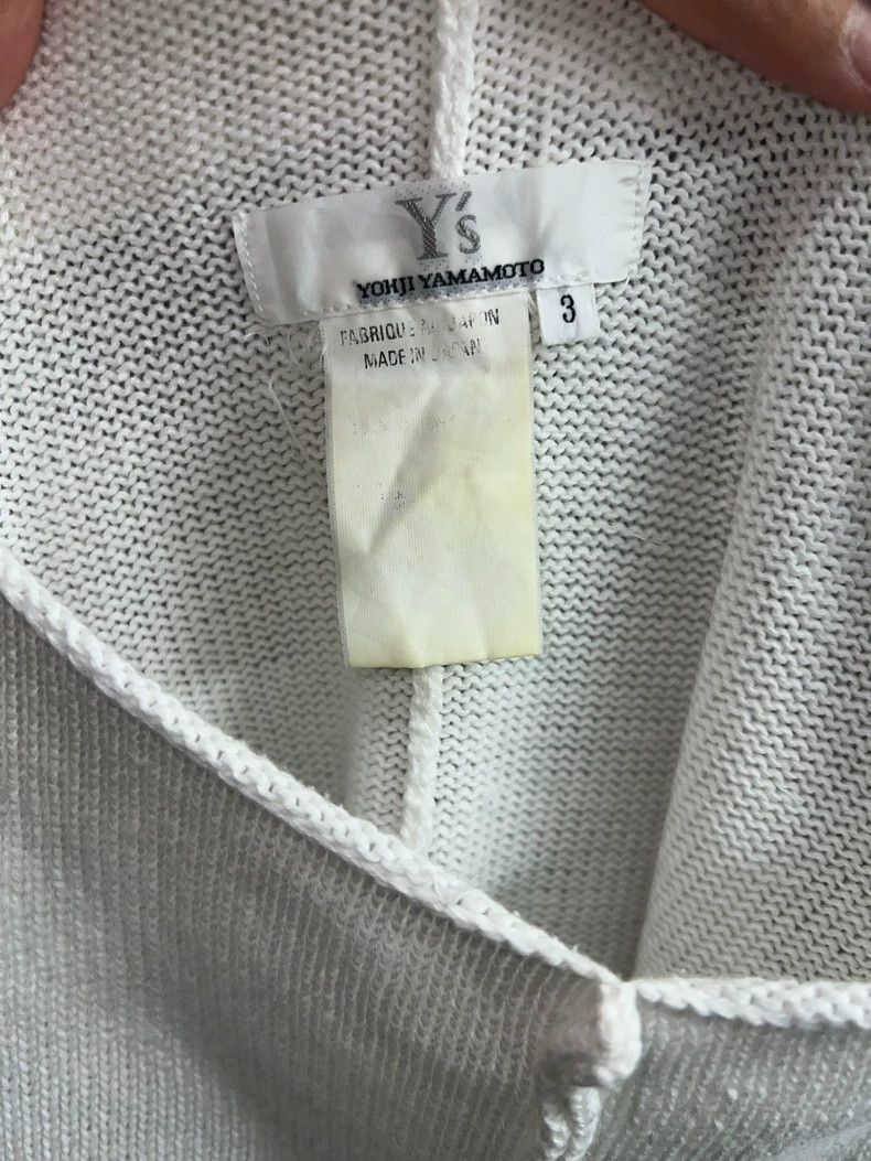 Yohji Yamamoto Yohji Yamamoto size 3 White knit top vest 2506-Nextarrow Size M / US 6-8 / IT 42-44 - 9 Thumbnail