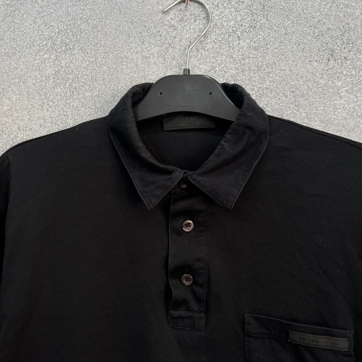 Prada Prada polo long sleeve Black Size US S / EU 44-46 / 1 - 4 Thumbnail